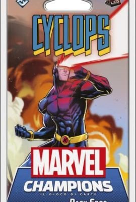 Asmodee - Marvel Champions Il Gioco di Carte: Cyclops - Espansione, Pack Eroe Ciclope, Edizione in Italiano