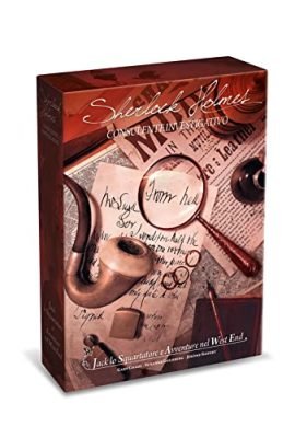 Asmodee - Sherlock Holmes Consulente Investigativo: Jack Lo Squartatore e Avventure nel West End - Gioco da Tavolo Investigativo, 1-8 Giocatori, 14+ Anni, Edizione in Italiano
