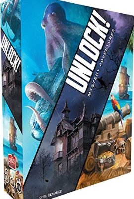 Asmodee - Unlock!: Mystery Adventures - Gioco da Tavolo con App, Escape Room, 1-6 Giocatori, 10+ Anni, Edizione in Italiano