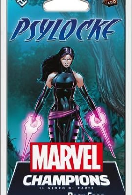 Asmodee Marvel Champions Il Gioco di Carte Psylocke, Pack Eroe, Espansione Gioco da Tavolo, Edizione in Italiano