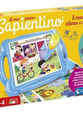 Clementoni - 11984 - Sapientino - Il Mio Primo Sapientino, Banchetto Con Schede Attività e Penna Interattiva, Gioco Educativo 2 anni, Elettronico Parlante - Made in Italy