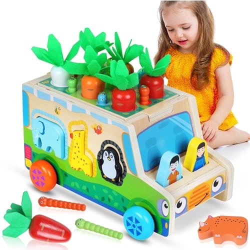 Giochi Bambini 1 Anno Giochi Educativi Montessori 1 2 3 4 Anni Bambino Bambina Giochi in Legno per 1 2 3 4 Bambini Femmina Maschio Giochi Bambini 2 3 4 Anni Giochi Montessori 1 Anno Regalo Compleanno