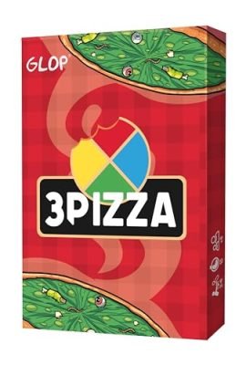 GLOP 3Pizza - Giochi da Tavolo per Bambini e Adulti - Gioco di Carte Divertente per Tutta la Famiglia - Gioco da Viaggio per Bambini 8 anni o Più - Gioco per Famiglie e Amici - Regalo
