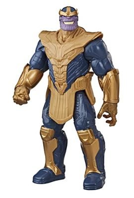 Hasbro Marvel Avengers - Titan Hero Series Blast Gear, Action figure di Thanos (classe Deluxe), di 30 cm, per bambini dai 4 anni in su