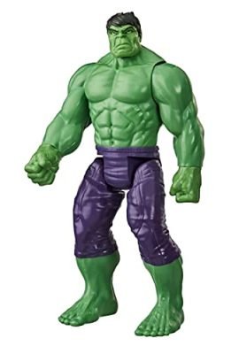 Hasbro Marvel Avengers - Titan Hero Series Blast Gear, Action figure di Hulk (classe Deluxe), di 30 cm, per bambini dai 4 anni in su