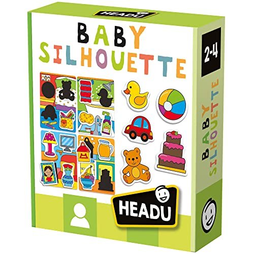 Headu Baby Silhouette Riconosci Le Sagome E Associa I Soggetti Mu54969 Gioco Educativo Per Bambini 2-4 Anni Made In Italy