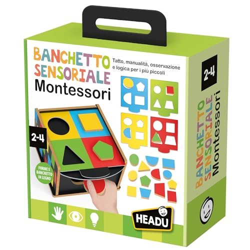 Headu Montessori - Banchetto Sensoriale Montessori, 2-4 Anni - eZy toyZ  Negozio giocattoli on line