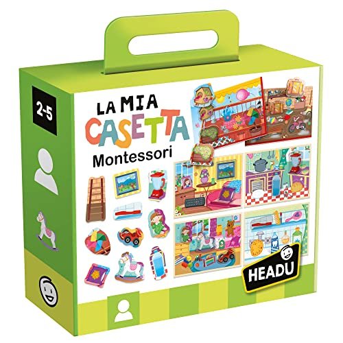 Headu La Mia Casetta Montessori Ogni Cosa Al Suo Posto It20454 Gioco Educativo Per Bambini 2-5 Anni Made In Italy