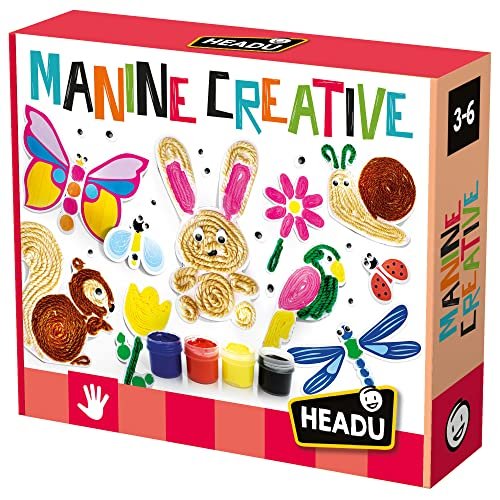 Headu Manine Creative Tecniche Artistiche Per Bambini Piccoli It53757 Gioco Art & Craft Per Bambini 3-6 Anni Made In Italy