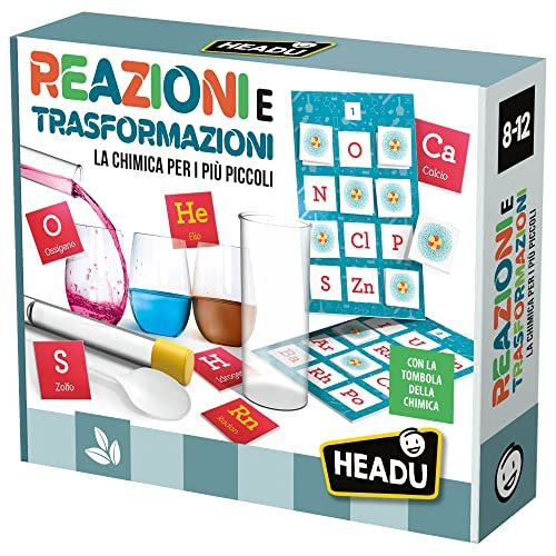 Headu Reazioni E Trasformazioni La Chimica Per I Più Piccoli It53801 Gioco Scientifico Per Bambini 8-12 Anni Made In Italy