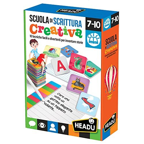 Headu Scuola Di Scrittura Creativa 10 Tecniche Facili E Divertenti Per Inventare Storie It29433 Gioco Educativo Per Bambini 7-12 Anni Made In Italy