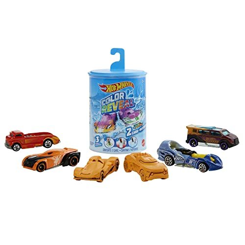 Mattel Hot Wheels Color Reveal Confezione da 2 Veicoli in scala 1 64 Macchinine Cambia Colore
