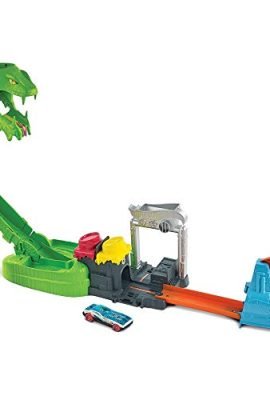 ​Hot Wheels Playset Assalto del Serpente Velenoso con Slime e Macchinina, Giocattolo per Bambini 4+Anni,GTT93