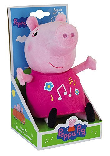 Jemini - 023344 - Peppa Pig - Peluche musicale e luminoso +/- 25 cm
