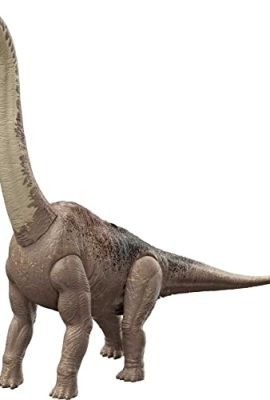 Jurassic World - Dominion Brachiosauro dinosauro action figure lungo 81 cm, giocattolo e regalo per bambini 4+ Anni, HFK04