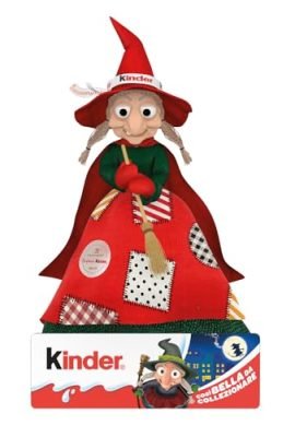 Kinder Calza Befana Snack al cioccolato Assortiti, 165g