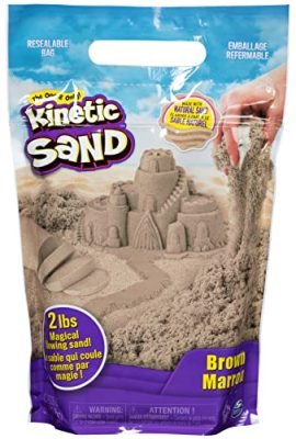 Kinetic Sand-907 g Kinetic Sand, Colore Sacchetto Marrone Naturale, 20116297