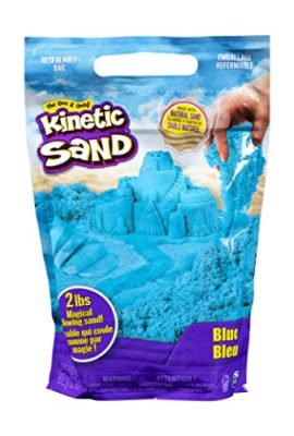 Kinetic Sand Sacchetto di Sabbia Magica da Gioco Indoor Svedese, 907 g, Blu, dai 3 Anni in su, Colore, Medio, 6047183