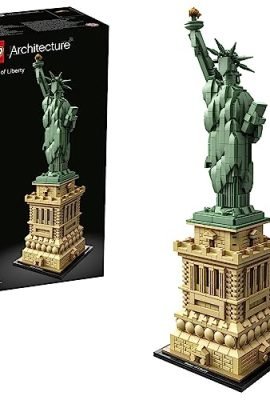 LEGO 21042 Architecture Statua della Libertà, Kit Modellismo per Adulti, Modellino da Costruire Souvenir di New York, Idea Regalo, Decorazione per Casa, Hobby Creativo da Collezione