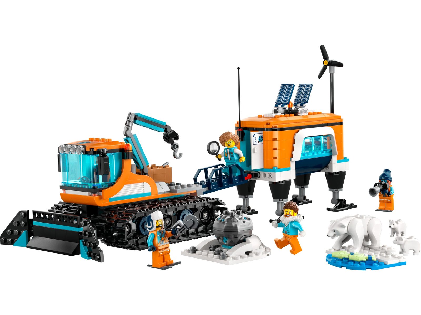 LEGO 60378 - Ruspa e laboratorio mobile artico