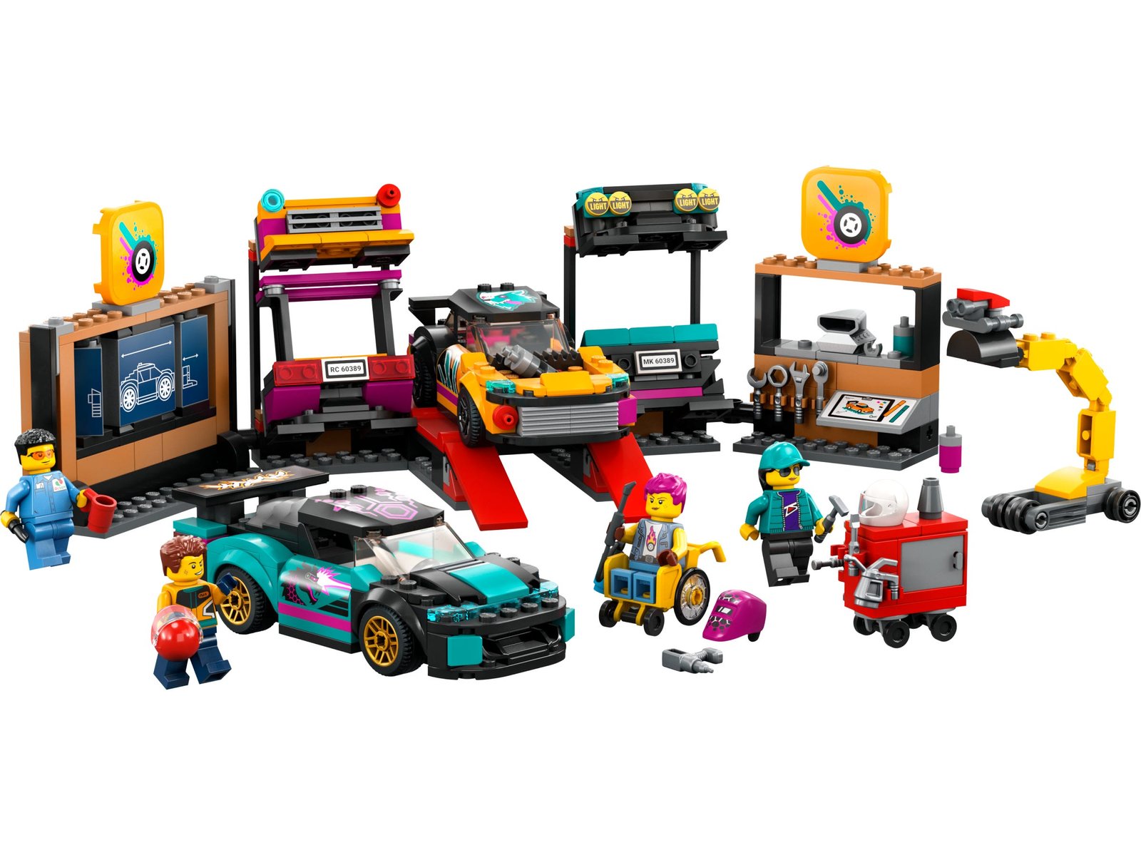 LEGO 60389 - Garage auto personalizzato