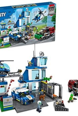 LEGO City Police Station 60316 - Kit di costruzione per bambini dai 6 anni in su, 668 pezzi