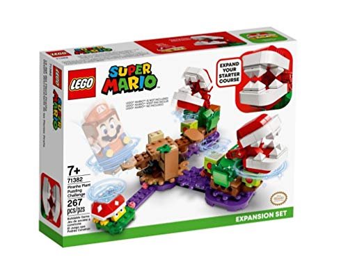 LEGO Super Mario La Sfida Rompicapo della Pianta Piranha - Pack di Espansione, Playset da Collezione con Koopistrice, 71382