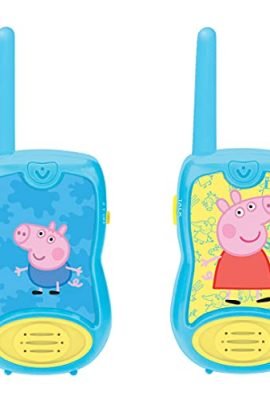 Lexibook Peppa Pig Walkie-Talkie, Clip da Cintura, Batteria, Blu, 8597478