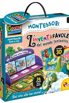 Liscianigiochi- Montessori l'Inventafavole del Mondo Fantastico, 95216
