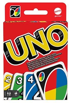 Mattel Games - UNO Carte da Gioco, adatto per bambini e per tutta la famiglia con carte speciali, Giocattolo per bambini 7+ Anni, W2087