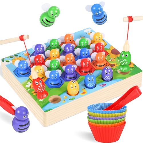 Giochi Bambini 2 3 4 Anni, Giochi Bambini Montessori Magnetici Educativi, Gioc