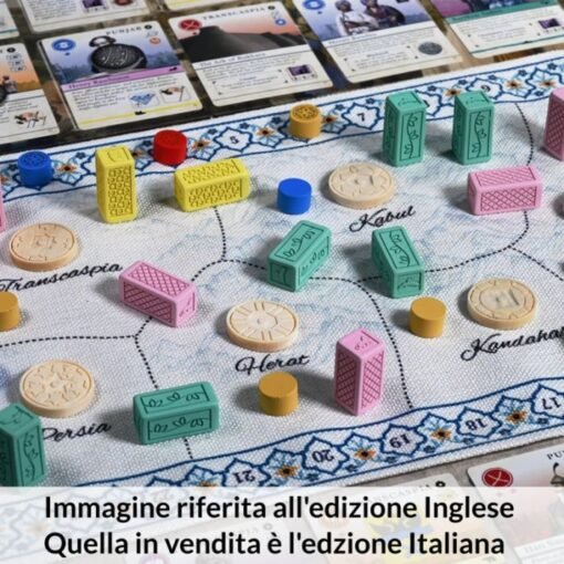 Pax Pamir Seconda Edizione immagine della mappa in tessuto