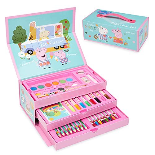 Peppa Pig - Set Disegno e Pittura per Bambini - eZy toyZ Negozio