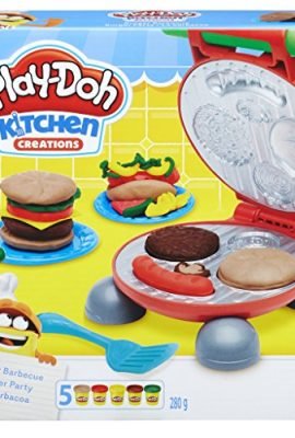 Play-Doh Kitchen Creations Burger Barbecue, Multicolore