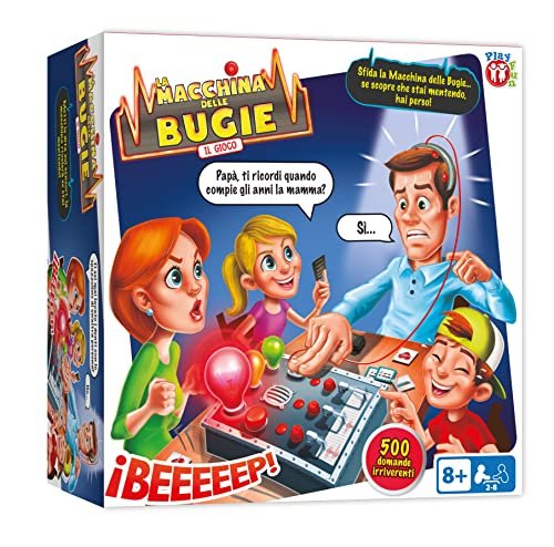 PLAY FUN BY IMC TOYS Macchina Delle Bugie, In Italiano, Gioco Bugie e Verità, Gioco da Tavolo per Bambini e Adulti da 8 Anni in Su