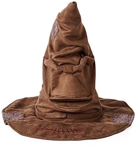 Wizarding World | Cappello Parlante Interattivo di Harry Potter | Voce originale dei film di Harry Potter | 15 frasi in italiano/tedesco | Accessori Harry Potter dai 5 anni in su
