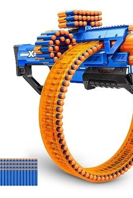 X-Shot Insanity Mad Mega Barrel da ZURU con 138 Darts, Freccette con tecnologia Air Pocket e custodia per freccette