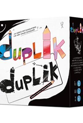 Asmodee - Duplik Big Box: Un Gioco per Disegnatori che Non Sanno Disegnare, Gioco da Tavolo, 3+ Giocatori, 8+ Anni, Edizione in Italiano