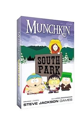 Munchkin South Park Card Game - Gioco di Carte con Personaggi di South Park | Ispirato ai Giochi Munchkin di Steve Jackson | Ufficiale Comedy Central & South Park Board Game con Licenza