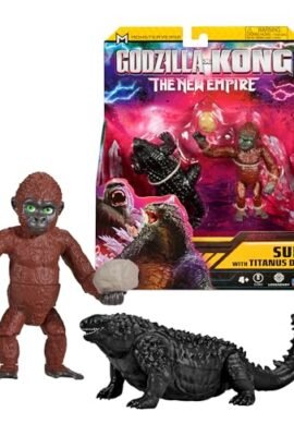 Giochi Preziosi Godzilla Per Kong Il Nuovo Impero - Suko con Dought Action Figure Da Collezione Da 15 Cm Articolato,Dettagliato E Accessoriato, Per Bambini A Partire Dai 4 Anni, Come Nel Film