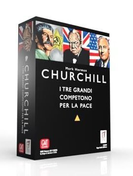 Asmodee - Churchill, Gioco da Tavolo di Strategia, 1-3 Giocatori, 14+ Anni, Edizione in Italiano