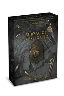 Asmodee - Sherlock Holmes Consulente Investigativo: Bureau of Investigation Indagini ad Arkham e Altrove - Gioco da Tavolo Investigativo, 1-8 Giocatori, 14+ Anni, Edizione in Italiano