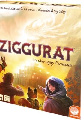 Asmodee Ziggurat, Gioco da Tavolo, 2-4 Giocatori, 8+ Anni, Edizione in Italiano