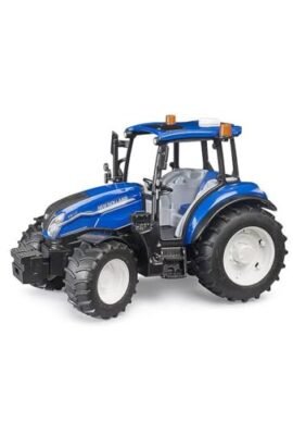 bruder 02184 - New Holland T5.120-1:16 Trattore, veicoli, fattoria, agricoltura, trattore, bulldog