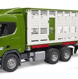 bruder 03548 - Scania Super 560R camion per il bestiame con 1 bestiame, Veicoli, Camion, Rimorchio per il bestiame, Giocattoli 4+ anni