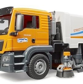 bruder 03780 - Autocarro MAN TGS pulizia strade, spazzatrice, raccolta rifiuti, veicolo