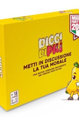 Dicci di più - Giochi da Tavolo Adulti Divertenti - Metti in Discussione la tua Morale con il Nuovo Gioco di Società - NON HO MAI... in Carte da Gioco - Per Viaggi e Feste da Fare con Amici
