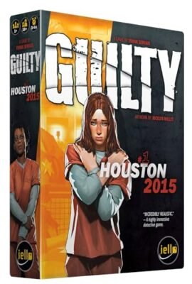 IELLO: Guilty: Houston 2015 - Gioco da tavolo cooperativo, detuzione, indagine sull'omicidio nella prigione della contea, età 18+, 1-99 giocatori, 180-240 min
