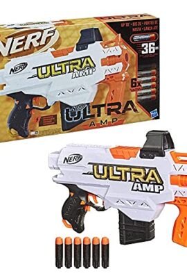 Nerf Ultra Amp - Blaster motorizzato a 6 Freccette con Clip, 6 Freccette Nerf Ultra compatibili Solo con Freccette Nerf Ultra