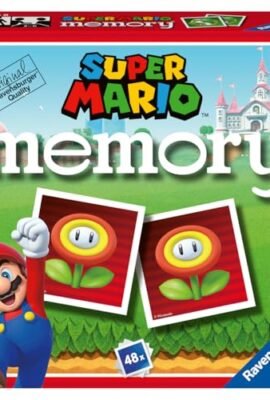 Ravensburger - Super Mario Mini Memory | Gioco Bambino 3 Anni | Memory Gioco per Bambino | 48 Carte si Supermario | Regalo Bambino 3 Anni o Piu Mario Bros | 2-6 Giocatori | Versione Italiana